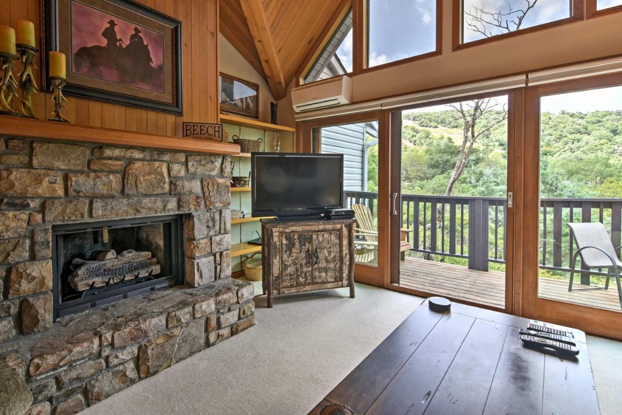 Beech Mountain Condo With Balcony, Walk To Resort! Exteriér fotografie