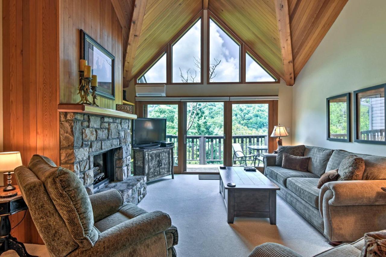 Beech Mountain Condo With Balcony, Walk To Resort! Exteriér fotografie